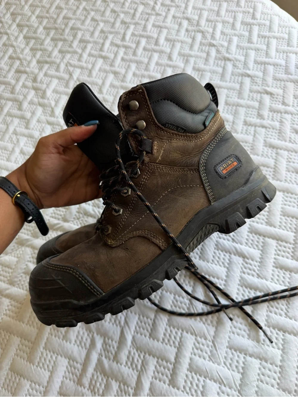 Ariat Treadfast 6” Waterproof Steel Toe Work Boots